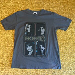 2008 00s Beatles T-shirt Gray Apple Corps Band Tee Men's M Cotton